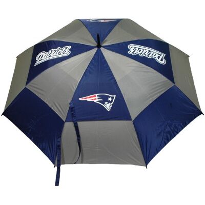 Team Golf NFL 15,5 cm golfparaply med skyddande hölje, dubbeltak vindskyddsdesign, automatisk öppen knapp, nya England-patrioter Team Golf NFL 15,5 cm golfparaply med skyddande hölje, dubbeltak vindskyddsdesign, automatisk öppen knapp, nya England-patrioter