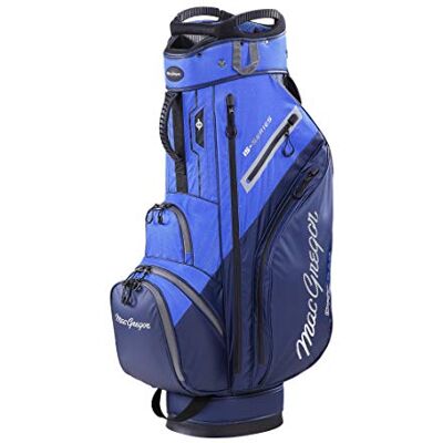 MACGREGOR MACTEC 15-serien vattentålig golfklubb kundvagnväska, marinblå/kunglig, en storlek MACGREGOR MACTEC 15-serien vattentålig golfklubb kundvagnväska, marinblå/kunglig, en storlek