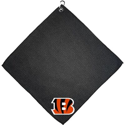 Team Golf NFL Cincinnati Bengals 45 x 45 golfhandduk med karbinhake, premium mikrofiber med djupa våffelfickor, överlägsen vattenabsorption och snabbtorkande golfrengöringshandduk Team Golf NFL Cincinnati Bengals 45 x 45 golfhandduk med karbinhake, premium mikrofiber med djupa våffelfickor, överlägsen vattenabsorption och snabbtorkande golfrengöringshandduk