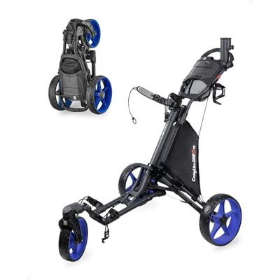 Caddytek Unisex Caddylite One V8 Golf Push Cart Trolley, Blå Caddytek Unisex Caddylite One V8 Golf Push Cart Trolley, Blå