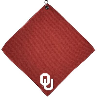 Team Golf NCAA Oklahoma Sooners mikrofiber golfhandduk, 15 x 15 Team Golf NCAA Oklahoma Sooners mikrofiber golfhandduk, 15 x 15