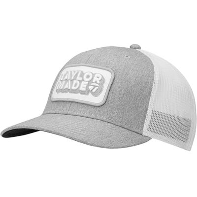 TaylorMade Golf herr retro truckerhatt, grå_vit, en storlek, Grå_Vit, en storlek TaylorMade Golf herr retro truckerhatt, grå_vit, en storlek, Grå_Vit, en storlek