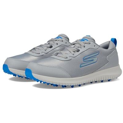 Skechers Men's Max Fairway 4 Lightweight Spikeless Golf Shoe, Gray/Blue, 10.5 Wide Skechers Men's Max Fairway 4 Lightweight Spikeless Golf Shoe, Gray/Blue, 10.5 Wide