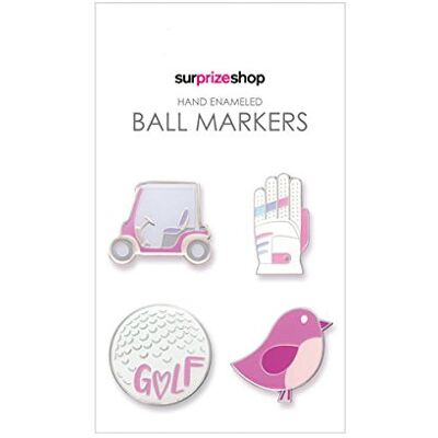 Surprizeshop Kvinnor Golf Tema Boll Markers Rosa Surprizeshop Kvinnor Golf Tema Boll Markers Rosa