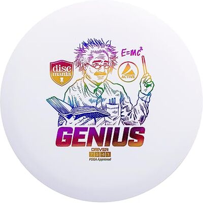 Discmania Disc Golf Active-Line Genuis Driver vit vuxen unisex, medium Discmania Disc Golf Active-Line Genuis Driver vit vuxen unisex, medium