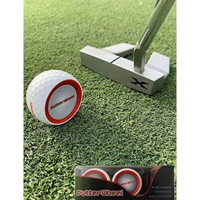 Putterwheel puttträningshjälp för golfboll (2-pack) ger omedelbar feedback om kontakten, justeringen och kvaliteten på din pning – öva pning och förbättra ditt spel inkluderar justeringsverktyg Putterwheel puttträningshjälp för golfboll (2-pack) ger omedelbar feedback om kontakten, justeringen och kvaliteten på din pning – öva pning och förbättra ditt spel inkluderar justeringsverktyg