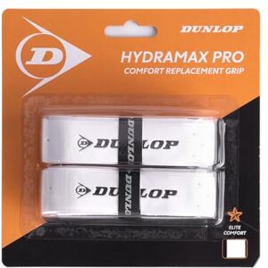 Dunlop Hydromax Pro Squash ersättningsgrepp, vit (2-pack) Dunlop Hydromax Pro Squash ersättningsgrepp, vit (2-pack)