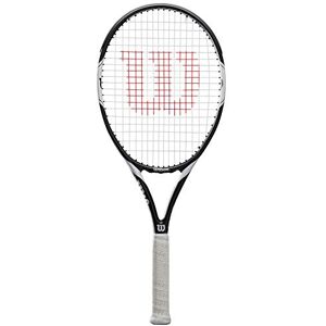 Wilson FEDERER TEAM 105 TNS RKT W/O CVR 4, vit/svart Wilson FEDERER TEAM 105 TNS RKT W/O CVR 4, vit/svart