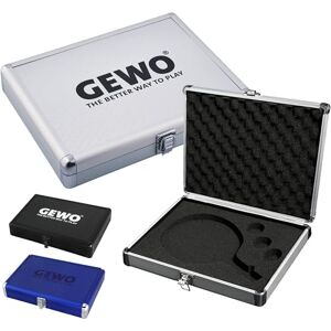 GEWO klubbväska aluminium säker – bordtennis aluminiumväska med skum för skyddad transport och säker förvaring av bordtennisracket och bollar – bordtennisracket skyddande fodral, silver GEWO klubbväska aluminium säker – bordtennis aluminiumväska med skum för skyddad transport och säker förvaring av bordtennisracket och bollar – bordtennisracket skyddande fodral, silver