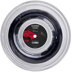Dunlop Unisex Iconic Power Squash String, Svart, 330 tum rulle Dunlop Unisex Iconic Power Squash String, Svart, 330 tum rulle