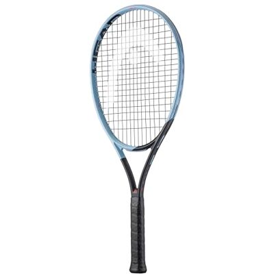 HEAD Instinct PWR 110 2025 tennisracket, svart/himmelsblå HEAD Instinct PWR 110 2025 tennisracket, svart/himmelsblå