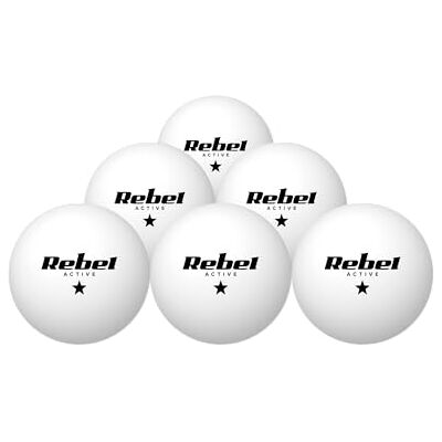 Rebel Electro Rebel Bordtennisbollset * 6 st ABS-material RBA-4007 Rebel Electro Rebel Bordtennisbollset * 6 st ABS-material RBA-4007