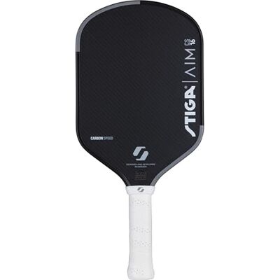 Stiga Pickleballracket AIM 16 Hybrid – Explosiv kraft & total kontroll 3K Kolfiber + Kevlar EPP-foamkärna Medelvikt För tävlingsspelare USAPA-godkänd Stiga Pickleballracket AIM 16 Hybrid – Explosiv kraft & total kontroll 3K Kolfiber + Kevlar EPP-foamkärna Medelvikt För tävlingsspelare USAPA-godkänd