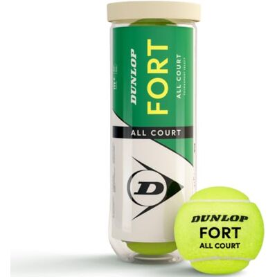 Dunlop tennisbollar - Set med 3 - Alla banor Dunlop tennisbollar - Set med 3 - Alla banor