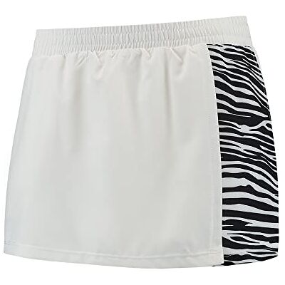 Dunlop dam spelkjol, sport tennis kjol, vit, Vit, L Dunlop dam spelkjol, sport tennis kjol, vit, Vit, L