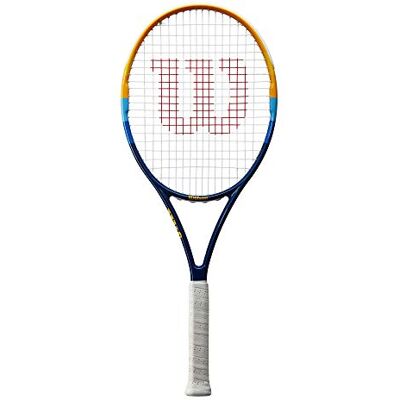 Wilson Tennisracket, Prime, unisex, nybörjare och fritidsspelare, grepptjocklek L3, blå/orange, WR012710U3 Wilson Tennisracket, Prime, unisex, nybörjare och fritidsspelare, grepptjocklek L3, blå/orange, WR012710U3