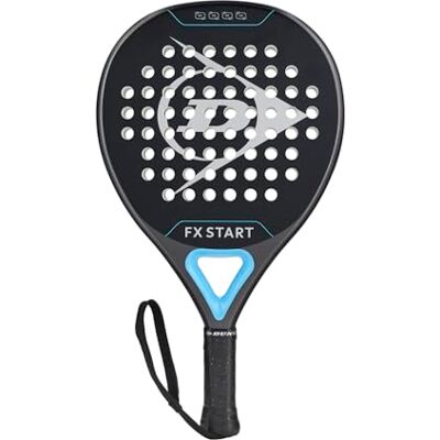 Dunlop Padel Bat FX Start – hybridformad grafitram – Medium Balance Pro EVA-kärna – för nybörjare Dunlop Padel Bat FX Start – hybridformad grafitram – Medium Balance Pro EVA-kärna – för nybörjare