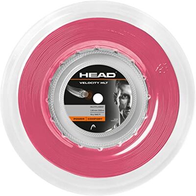 HEAD unisex – vuxna Velocity MLT rulle tennissträng, rosa, 16 HEAD unisex – vuxna Velocity MLT rulle tennissträng, rosa, 16