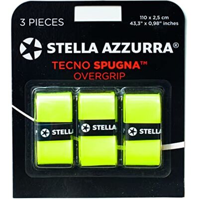 Stella Azzurra Star Azzurra Tecno Skum, Overgrip Unisex Vuxen, Gul Banan, En Storlek Stella Azzurra Star Azzurra Tecno Skum, Overgrip Unisex Vuxen, Gul Banan, En Storlek