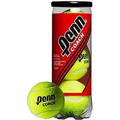 Penn Coach – tryckta tennisbollar (1 förpackning med 3 bollar) Penn Coach – tryckta tennisbollar (1 förpackning med 3 bollar)