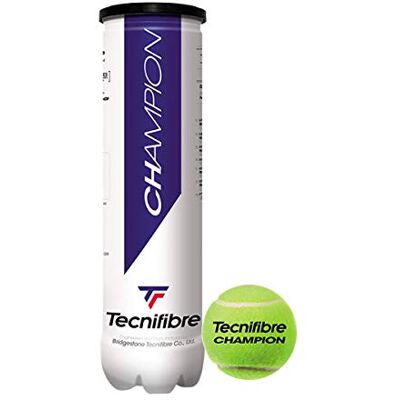 Tecnifibre Unisex vuxen mästare tennisbollar, gul, ej tillämplig Tecnifibre Unisex vuxen mästare tennisbollar, gul, ej tillämplig