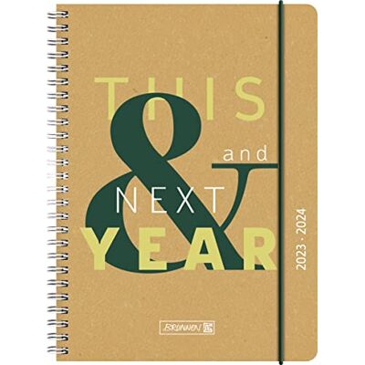 BRUNNEN Veckokalender "This&Next" 2023/2024 A5 natur 2 sidor = 1 vecka BRUNNEN Veckokalender "This&Next" 2023/2024 A5 natur 2 sidor = 1 vecka