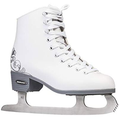 Rollerblade Bladerunner Ice Allure dam vuxen figurskridskor, vit, skridskor, US storlek 9 Rollerblade Bladerunner Ice Allure dam vuxen figurskridskor, vit, skridskor, US storlek 9