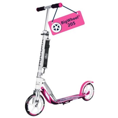 HUDORA 14738/01 Bigwheel 205 – Hopfällbar City-Scooter Vit-Rosa HUDORA 14738/01 Bigwheel 205 – Hopfällbar City-Scooter Vit-Rosa