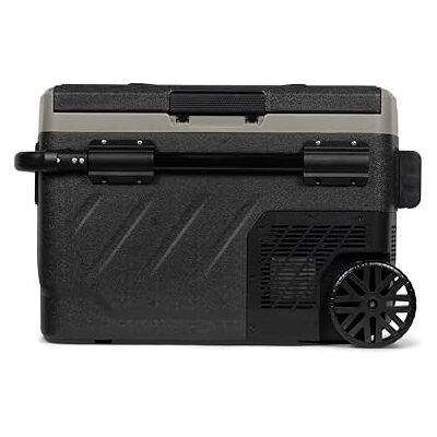 Steamy -E Dual Zone 41 rullskridskor, elektrisk kompressorkylare med hjul, 40 liter, 12 V/230 V, för frysning och kylning från -20 till +20, perfekt för camping Steamy -E Dual Zone 41 rullskridskor, elektrisk kompressorkylare med hjul, 40 liter, 12 V/230 V, för frysning och kylning från -20 till +20, perfekt för camping