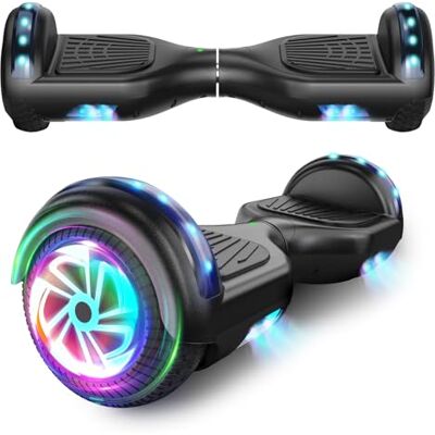 SISIGAD Hoverboard 16,5 cm (6,5 tum) svävande bräda med LED/Bluetooth, skateboard hoverboard, present till barn SISIGAD Hoverboard 16,5 cm (6,5 tum) svävande bräda med LED/Bluetooth, skateboard hoverboard, present till barn