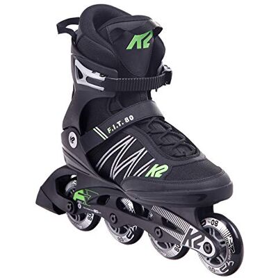 K2 Skates herr inline Skates F.I.T. 80, svart – grön, 30E0873.1.105 K2 Skates herr inline Skates F.I.T. 80, svart – grön, 30E0873.1.105