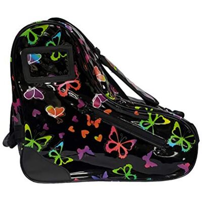 Epic Skates Episka skridskor fjäril fyra rullskridskor väska, svart Epic Skates Episka skridskor fjäril fyra rullskridskor väska, svart