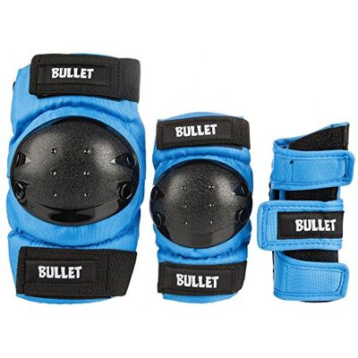 Bullet Combo Standard Padset Junior, Skyddsset (handledsband, knäskydd, armbåg) Bullet Combo Standard Padset Junior, Skyddsset (handledsband, knäskydd, armbåg)