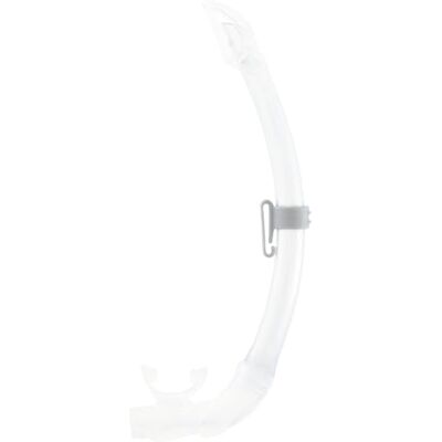 CRESSI Mexico Pro Snorkel Transparent/Transparent Snorkel Tube equipped with Splash Guard and Elliptical Silicone Exhalation Valve, ideal for Freediving and Snorkeling, One Size Unisex CRESSI Mexico Pro Snorkel Transparent/Transparent Snorkel Tube equipped with Splash Guard and Elliptical Silicone Exhalation Valve, ideal for Freediving and Snorkeling, One Size Unisex