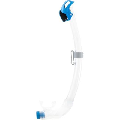 CRESSI Seal Dry Snorkel, Tube equipped with Innovative Closed Cell System, ideal for Freediving and Snorkelling, Clear/Azure, One Size Unisex CRESSI Seal Dry Snorkel, Tube equipped with Innovative Closed Cell System, ideal for Freediving and Snorkelling, Clear/Azure, One Size Unisex