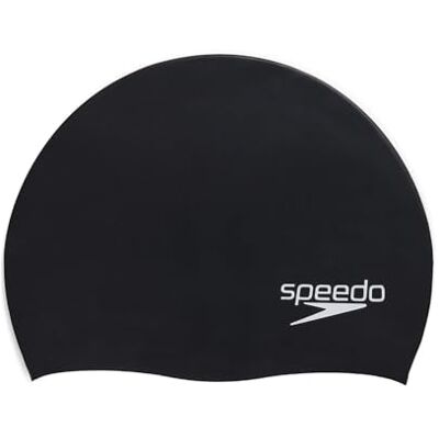 Speedo vuxen unisex biofuse badmössa, svart, en storlek Speedo vuxen unisex biofuse badmössa, svart, en storlek