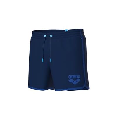 ARENA Herr Big Logo Borders Beach Short strandshorts herr, Navy-Royal, XL ARENA Herr Big Logo Borders Beach Short strandshorts herr, Navy-Royal, XL