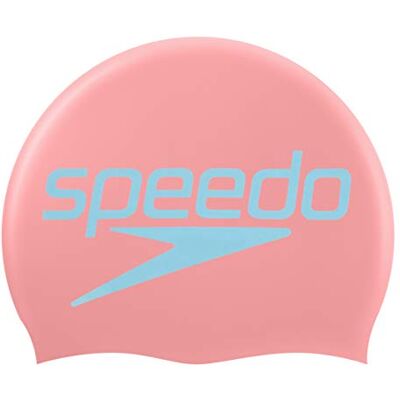 Speedo Unisex-ungdom junior vändbar slogan badmössa, blå/ja/svart en storlek Speedo Unisex-ungdom junior vändbar slogan badmössa, blå/ja/svart en storlek