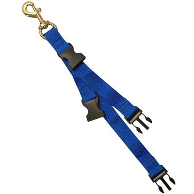Scuba Choice Diving BC Fin and Mask Keeper with Quick Release Loop, Blue Scuba Choice Diving BC Fin and Mask Keeper with Quick Release Loop, Blue
