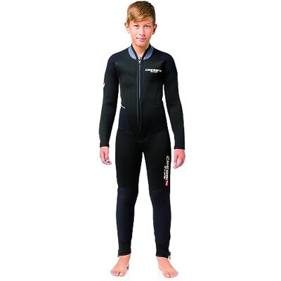 CRESSI Endurance Kids Monopiece Wetsuit 3mm XS (Age 8/10), Våtdräkt Junior Utan bygel Unisex, Svart CRESSI Endurance Kids Monopiece Wetsuit 3mm XS (Age 8/10), Våtdräkt Junior Utan bygel Unisex, Svart