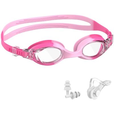 Seaflar Simglasögon barn 3 till 14 år, anti-dimma med klar syn UV-skydd silikon packning, liten ram simglasögon unisex för barn Seaflar Simglasögon barn 3 till 14 år, anti-dimma med klar syn UV-skydd silikon packning, liten ram simglasögon unisex för barn