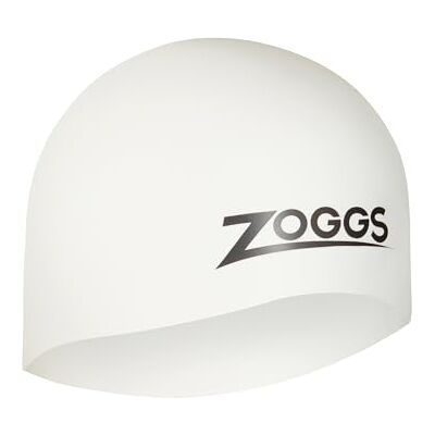 Zoggs unisex simmössa i silikon, vit, normal UK Zoggs unisex simmössa i silikon, vit, normal UK