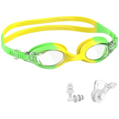 Seaflar Simglasögon barn 3 till 14 år, anti-dimma med klar syn UV-skydd silikon packning, liten ram simglasögon unisex för barn Seaflar Simglasögon barn 3 till 14 år, anti-dimma med klar syn UV-skydd silikon packning, liten ram simglasögon unisex för barn
