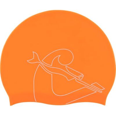CRESSI Eddie badmössa – unisex badmössa, orange/vit, en storlek CRESSI Eddie badmössa – unisex badmössa, orange/vit, en storlek