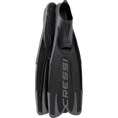 CRESSI since 1946 Agua Pro Fins Full Foot Fins, Ideal for Diving Schools and Rental Outlets, Thanks to Their Sturdy and Reliable Construction Black 46/47 EU CRESSI since 1946 Agua Pro Fins Full Foot Fins, Ideal for Diving Schools and Rental Outlets, Thanks to Their Sturdy and Reliable Construction Black 46/47 EU