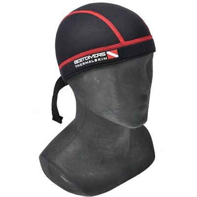 Best divers Bandana 3 mm NEOP. Svart/Röd, TG. S-M, Herr Best divers Bandana 3 mm NEOP. Svart/Röd, TG. S-M, Herr