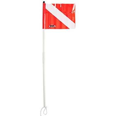 Best divers Flagga ny stav med elastiskt linne, 80 cm Best divers Flagga ny stav med elastiskt linne, 80 cm