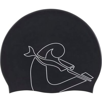 CRESSI Eddie badmössa – unisex badmössa, svart/vit, en storlek CRESSI Eddie badmössa – unisex badmössa, svart/vit, en storlek