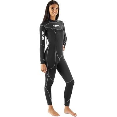 SEAC Sense Long Lady, våtdräkt våt en del utan huva för snorkling och dykning, neopren 3 mm SEAC Sense Long Lady, våtdräkt våt en del utan huva för snorkling och dykning, neopren 3 mm