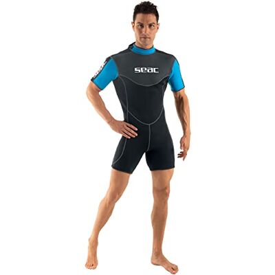 SEAC Sense Shorts, herr våtdräkt för snorkling och undervattensbruk, 2,5 mm superelastisk neopren SEAC Sense Shorts, herr våtdräkt för snorkling och undervattensbruk, 2,5 mm superelastisk neopren